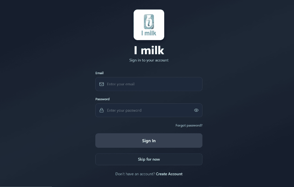 Milk Delivery PWA