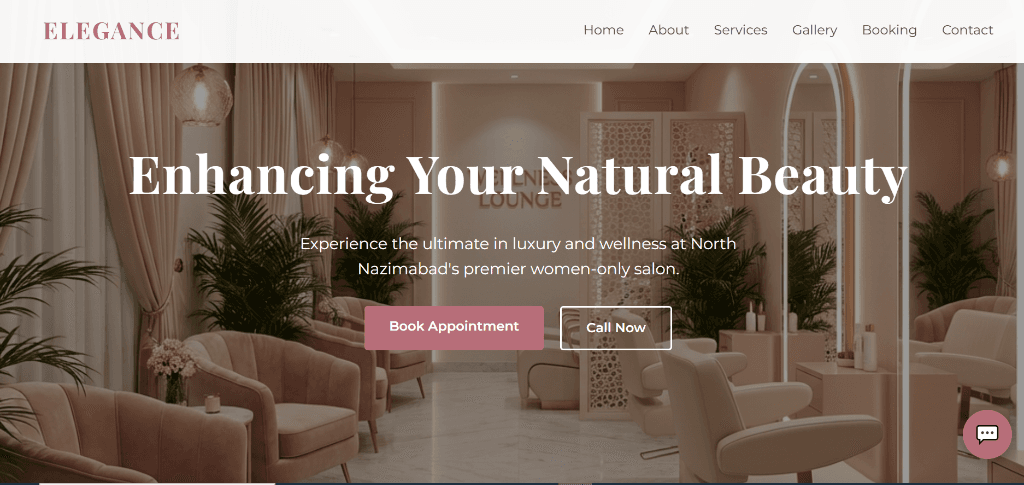 Salon & Spa Website